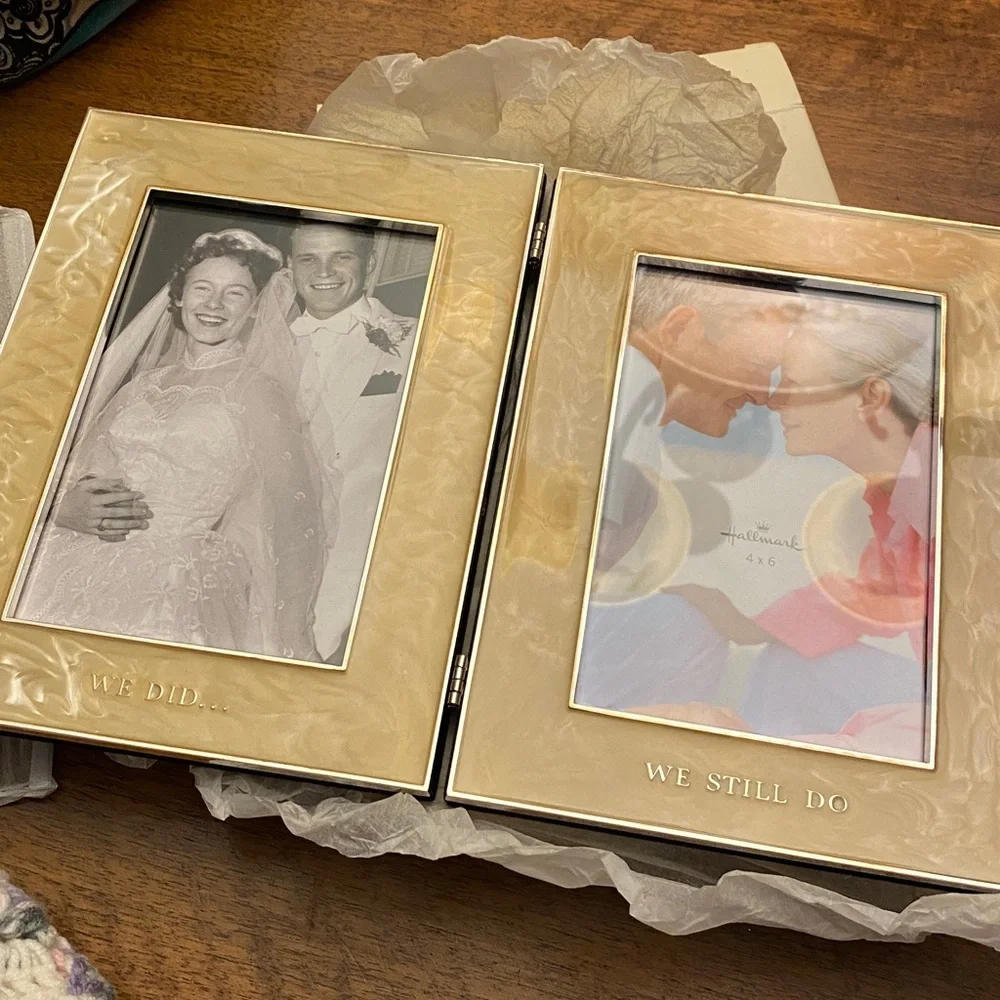 LAST HALLMARK Double 4x6 Anniversary Picture Frame